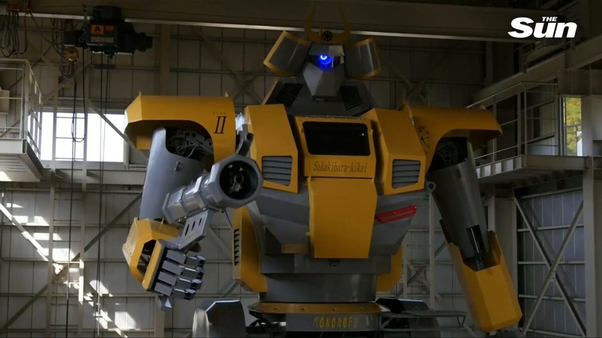 Ιάπωνες επιστήμονες έφτιαξαν ρομπότ γίγαντα με ύψος 8,5 μέτρα (Βίντεο)