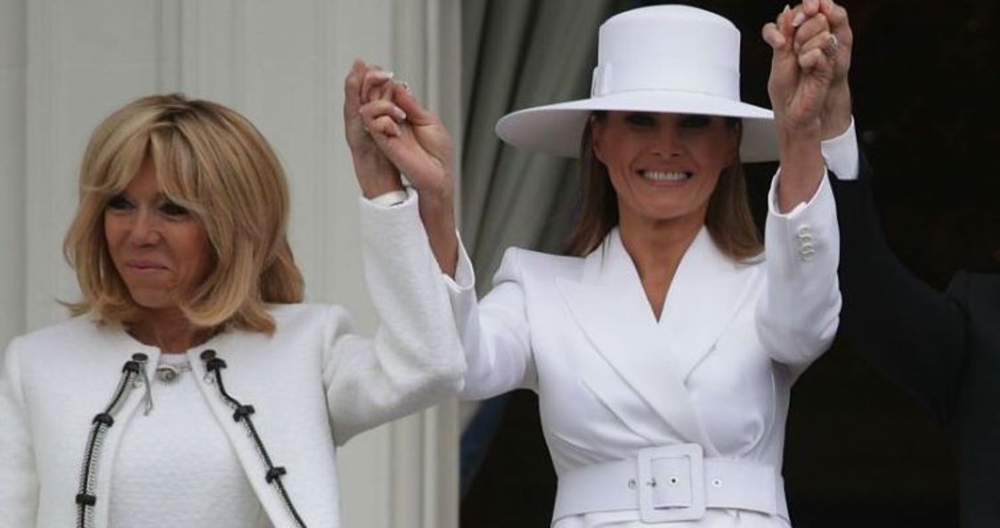 Melania vs Brigitte | Χολλυγουντιανή σταρ η μεν... Πριγκίπισσα η δε...