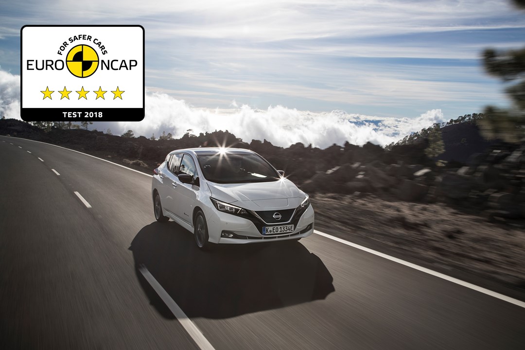 Πεντάστερο το νέο Nissan Leaf στις δοκιμές πρόσκρουσης του Euro NCAP! (photos)