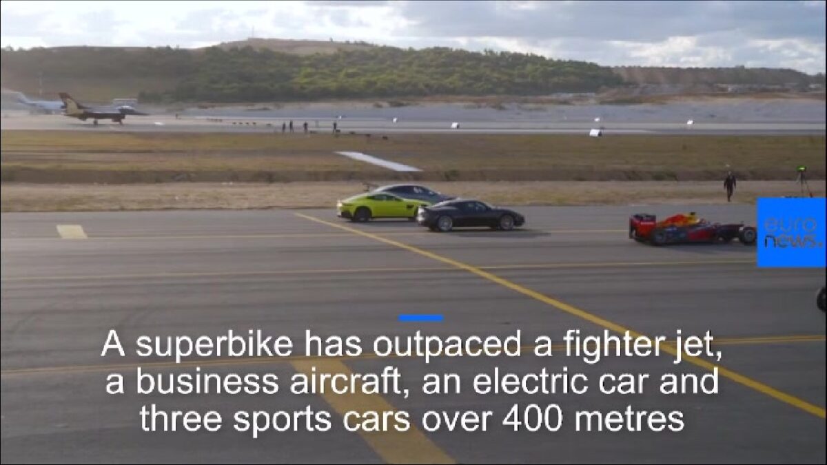 «Κόντρα» 0-400 μέτρων μεταξύ F-16, F1 και Superbike  (Βίντεο)