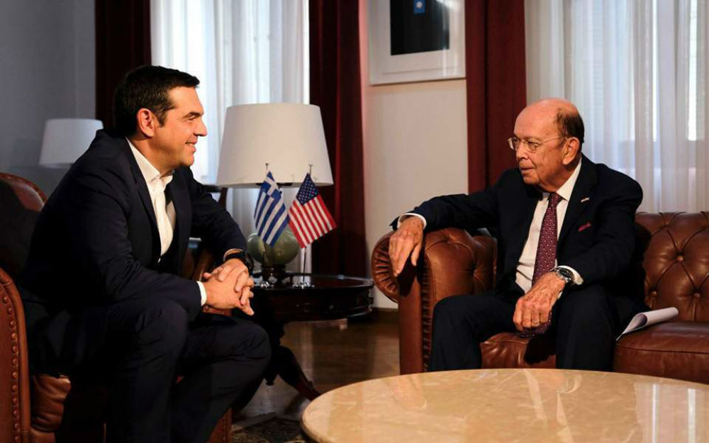 Γουίλμπουρ Ρος σε Τσίπρα: Μόνο μια αριστερή κυβέρνηση θα μπορούσε να έχει αυτές τις επιτυχίες