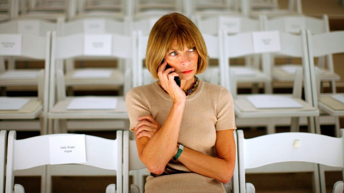 Anna Wintour | Είναι πολύ σημαντικό να έχεις κάποιον στον οποίο να μπορείς να μιλάς και να συζητάς για τα πάντα.