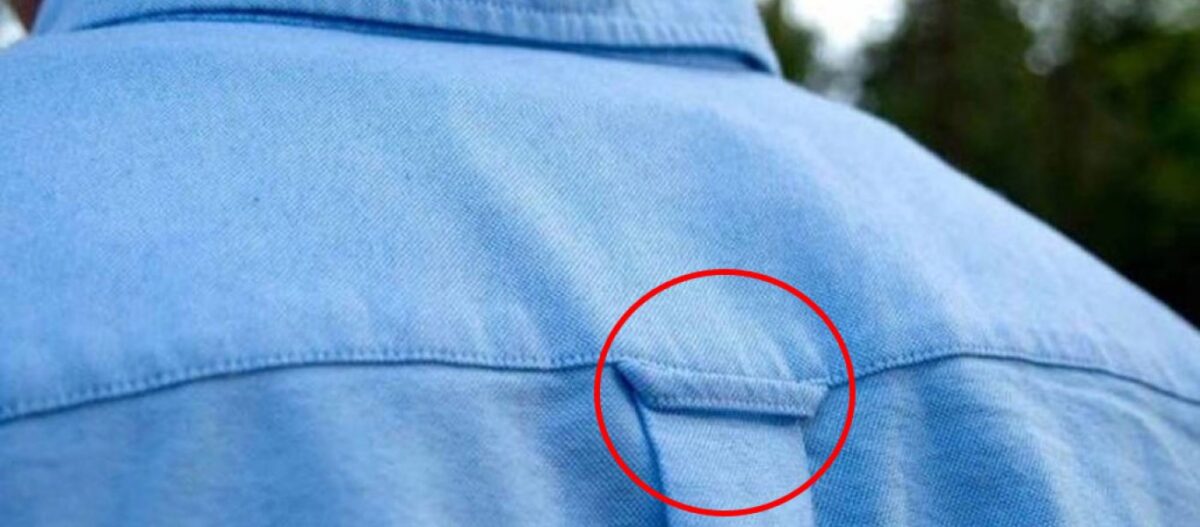 Πού χρησιμεύει η θηλιά στο πίσω μέρος του πουκαμίσου