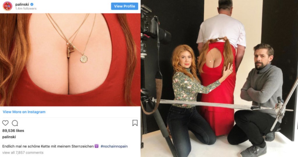 Fake φωτογραφία γυναικείου ντεκολτέ ανέβηκε στο instagram για να τρολάρει followers που γράφουν χυδαία σχόλια
