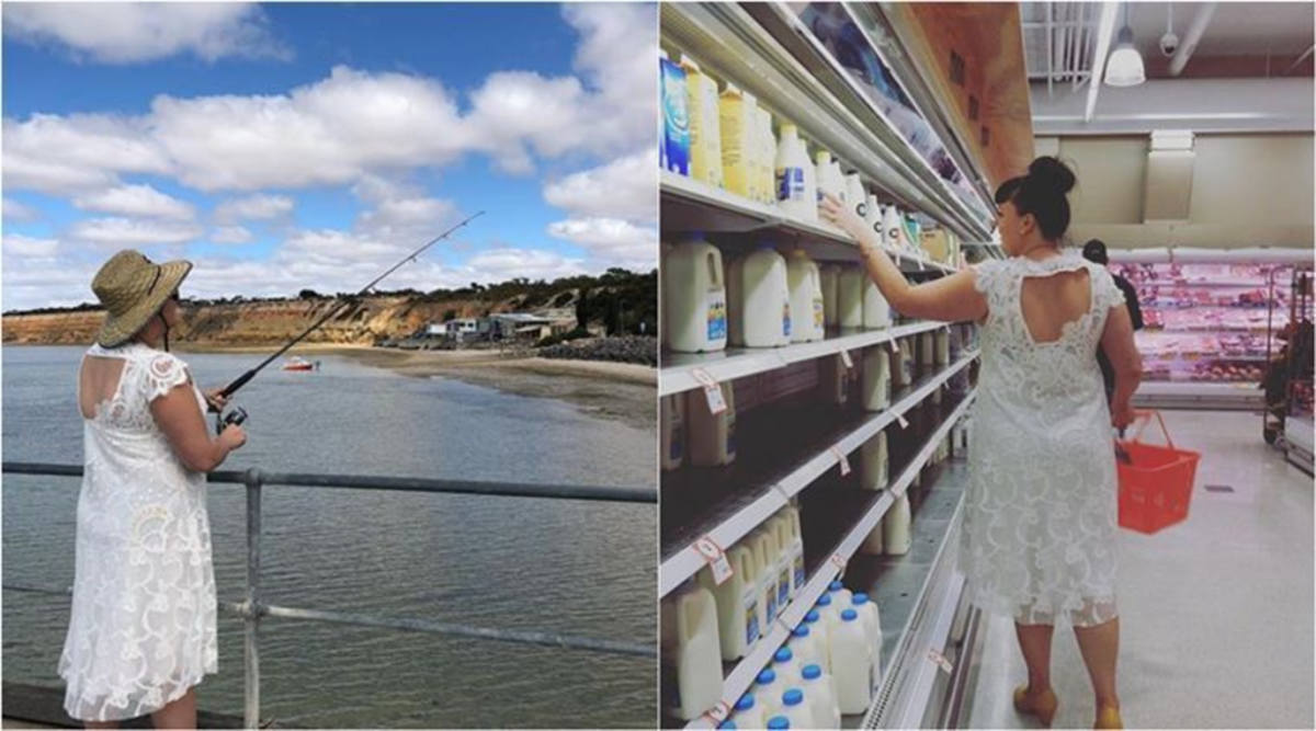 Tammy Hall | Η 43χρονη που παντρεύτηκε πέρσι & από τότε φοράει το νυφικό της παντού!