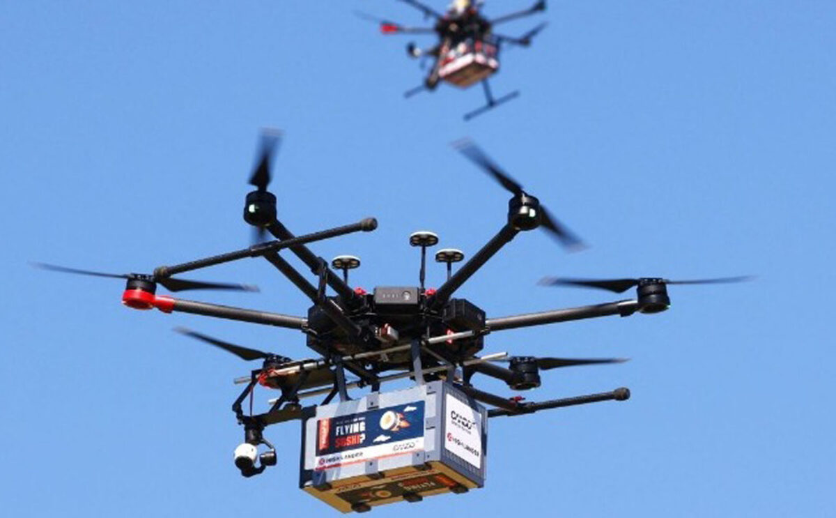 Σούσι, παγωτό και... φάρμακα στην «πόρτα σου» με drone!