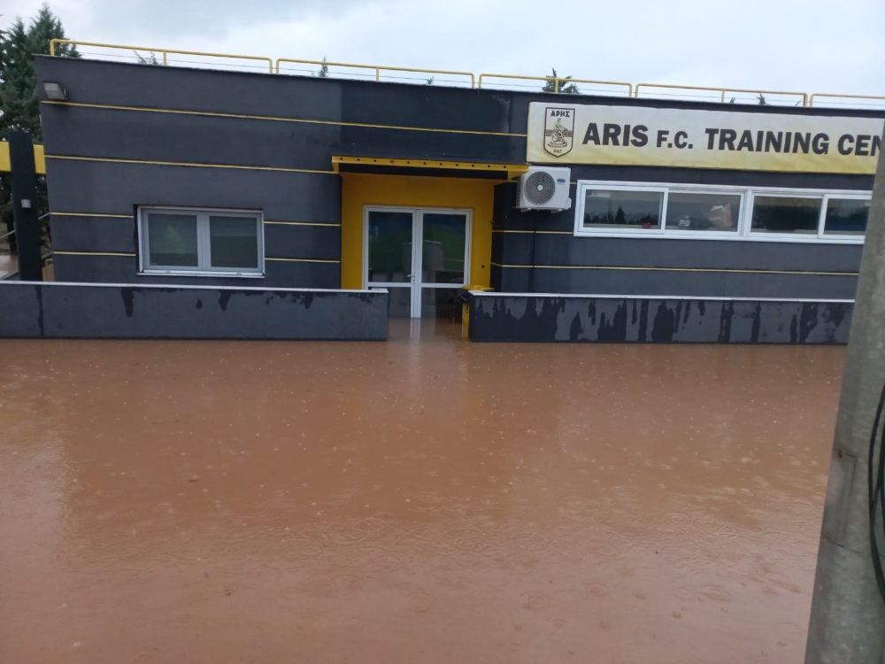 Η κακοκαιρία Μπάλλος κατέστρεψε το προπονητικό κέντρο του Άρη
