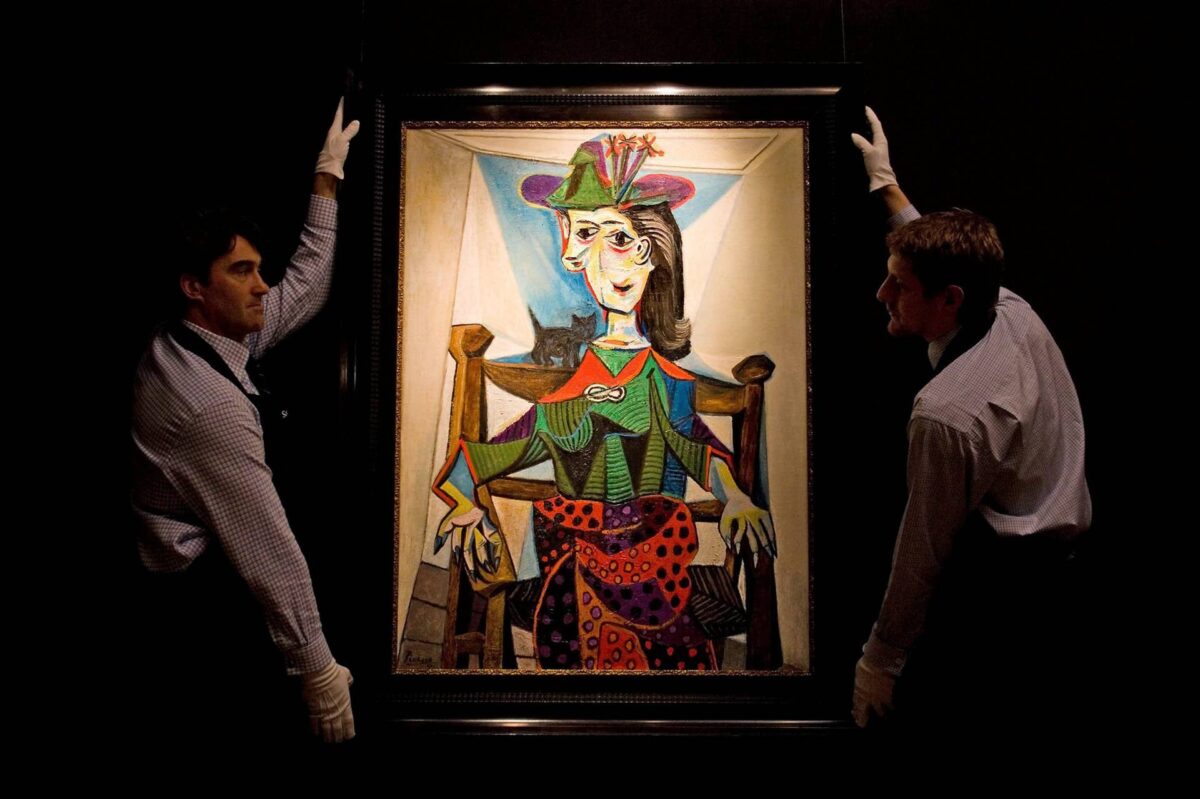 Dora Maar με μια γάτα | Ο πίνακας με τη μούσα του Picasso που πωλήθηκε για 95,2 εκατομμύρια δολάρια