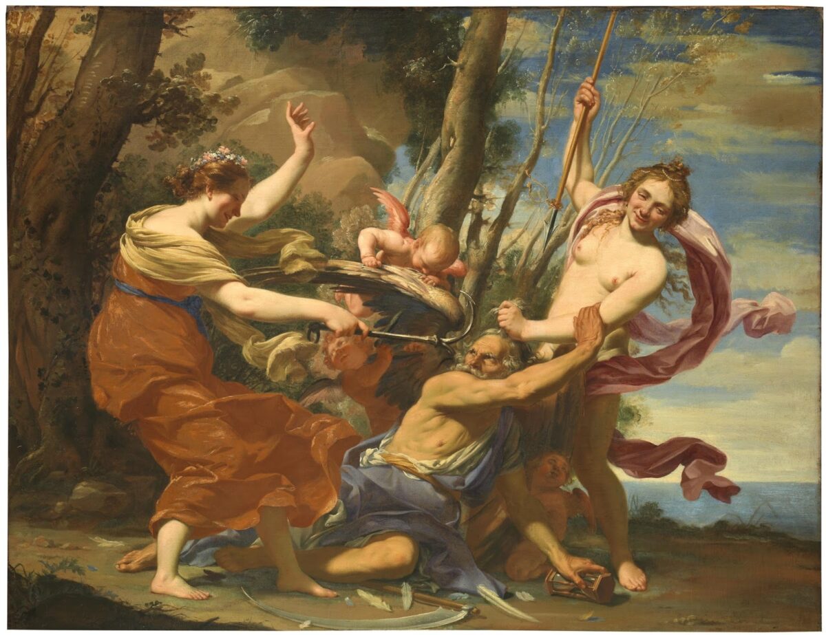 Ο Χρόνος που νικήθηκε από την Ελπίδα και την Ομορφιά | Ο αλληγορικός πίνακας του Simon Vouet