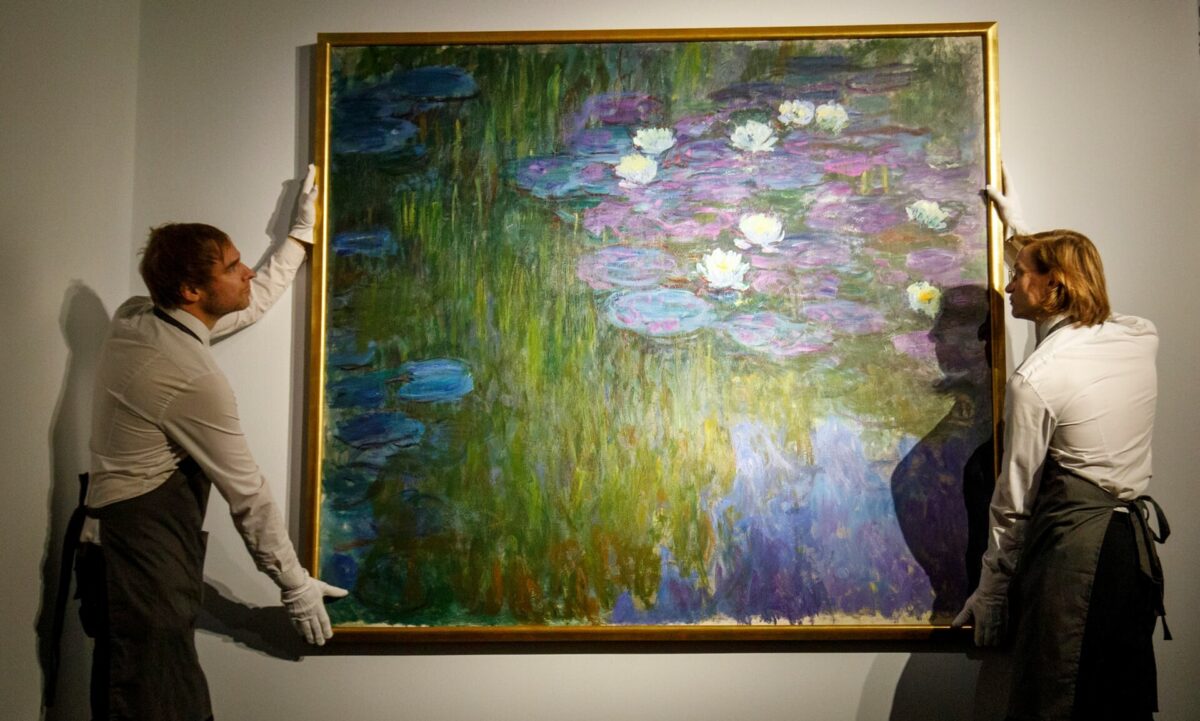Nympheas en fleur | Ένα από τα ακριβότερα έργα του Claude Monet που πωλήθηκε για  $ 84,7 εκ.