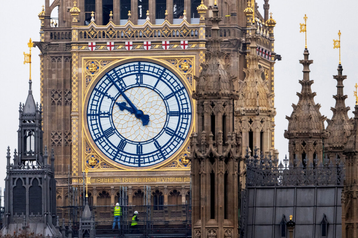 To Big Ben αποκαλύπτεται μετά από 5 χρόνια 
