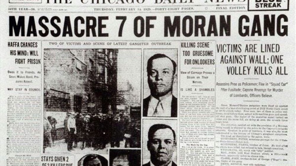 Σαν σήμερα, 14 Φεβρουαρίου 1929 | Η διαβόητη σφαγή της ημέρας του Αγίου Βαλεντίνου