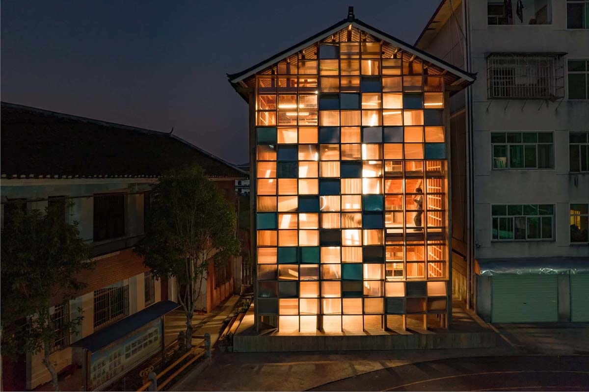 Το Pingtan Book House, μια βιβλιοθήκη στην επαρχία της Κίνας που "λάμπει"