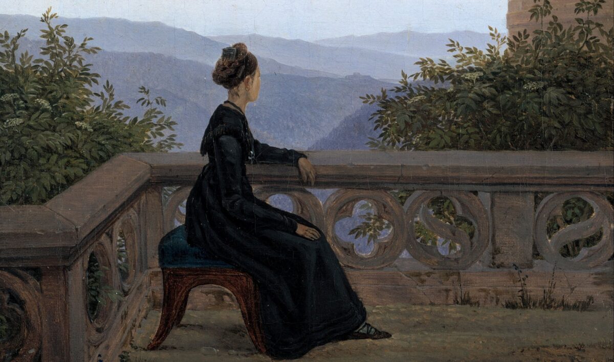 Γυναίκα στο μπαλκόνι | Το αριστούργημα του Carl Gustav Carus