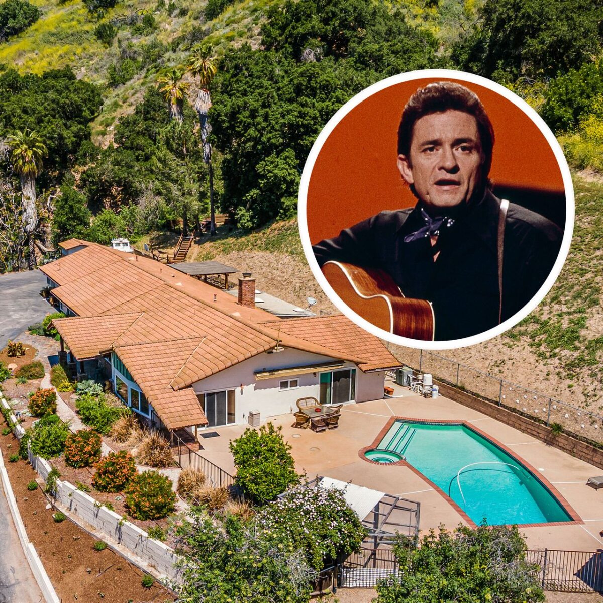 Πωλείται η βίλα του θρύλου της country μουσικής Johnny Cash στην Καλιφόρνια
