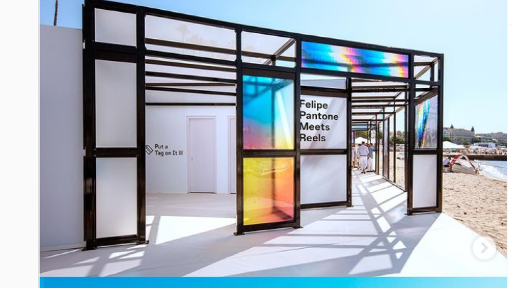 Ο απίστευτος χώρος διάδρασης του Felipe Pantone για το φεστιβάλ δημιουργικότητας Cannes Lions 2022
