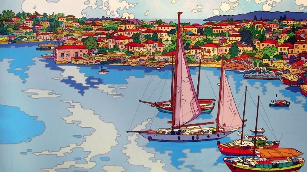 Η pop art απεικόνιση των Ελληνικών νησιών σε μια ιδιαίτερη έκθεση του Benoit Paré