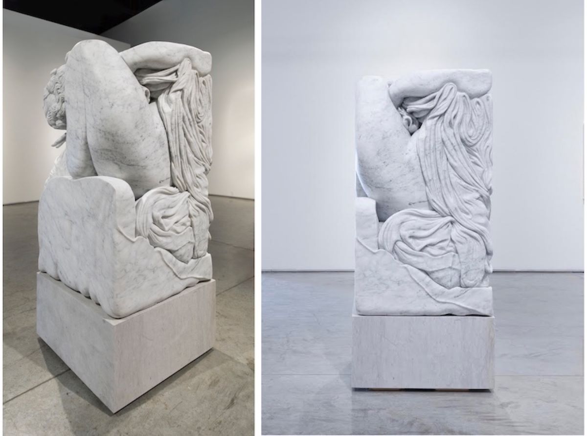Adam Parker Smith  | Ο καλλιτέχνης που συμπιέζει κλασικά γλυπτά σε μικρούς μαρμάρινους κύβους