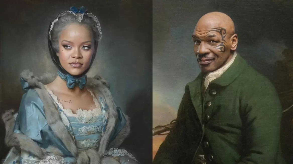 Πως οι σημερινοί σταρ έγιναν πίνακες της Αναγέννησης