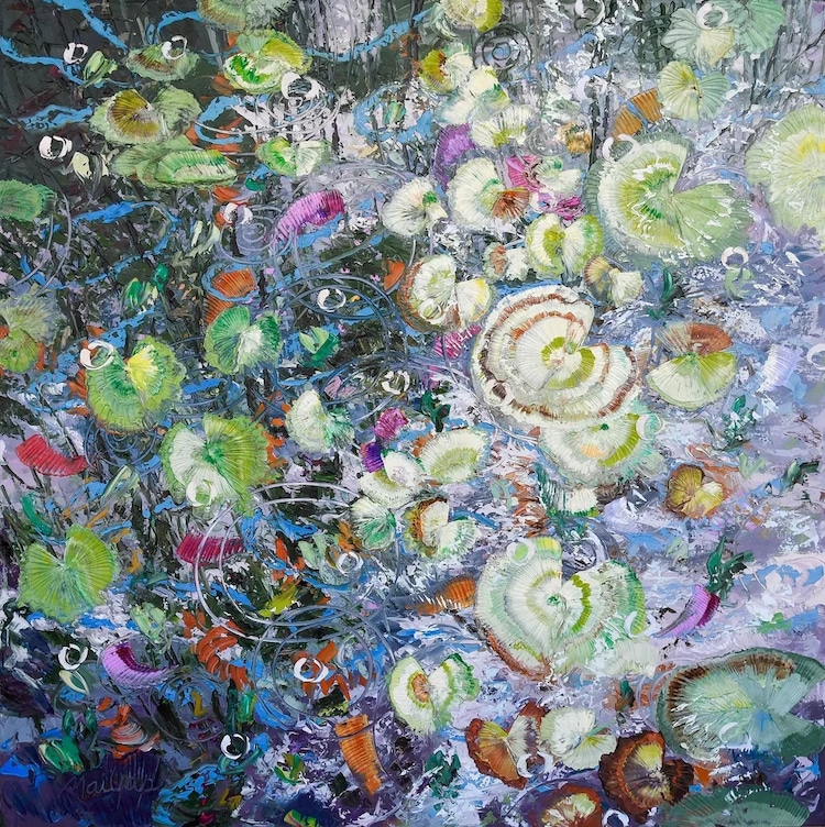 Lily Pad | Οι αφηρημένοι πίνακες που συμβολίζουν την ομορφιά του κινεζικού πολιτισμού