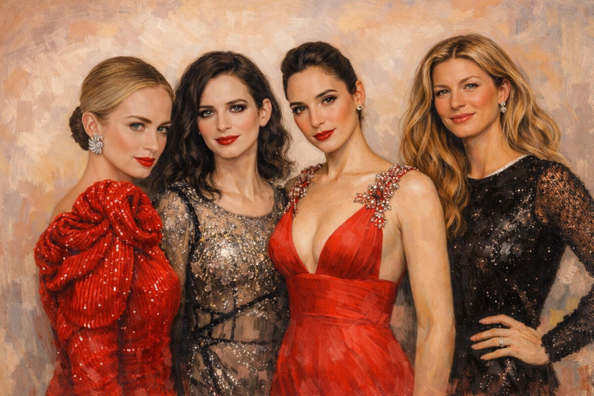 Έμιλυ Μπλαντ, Εύα Γκριν, Γκαλ Γκαντό και Ζιζέλ