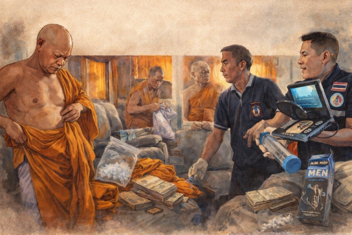 Ρόμπες, ναρκωτικά και πορνό: Το βρόμικο παρασκήνιο των «αγίων» της Ταϊλάνδης