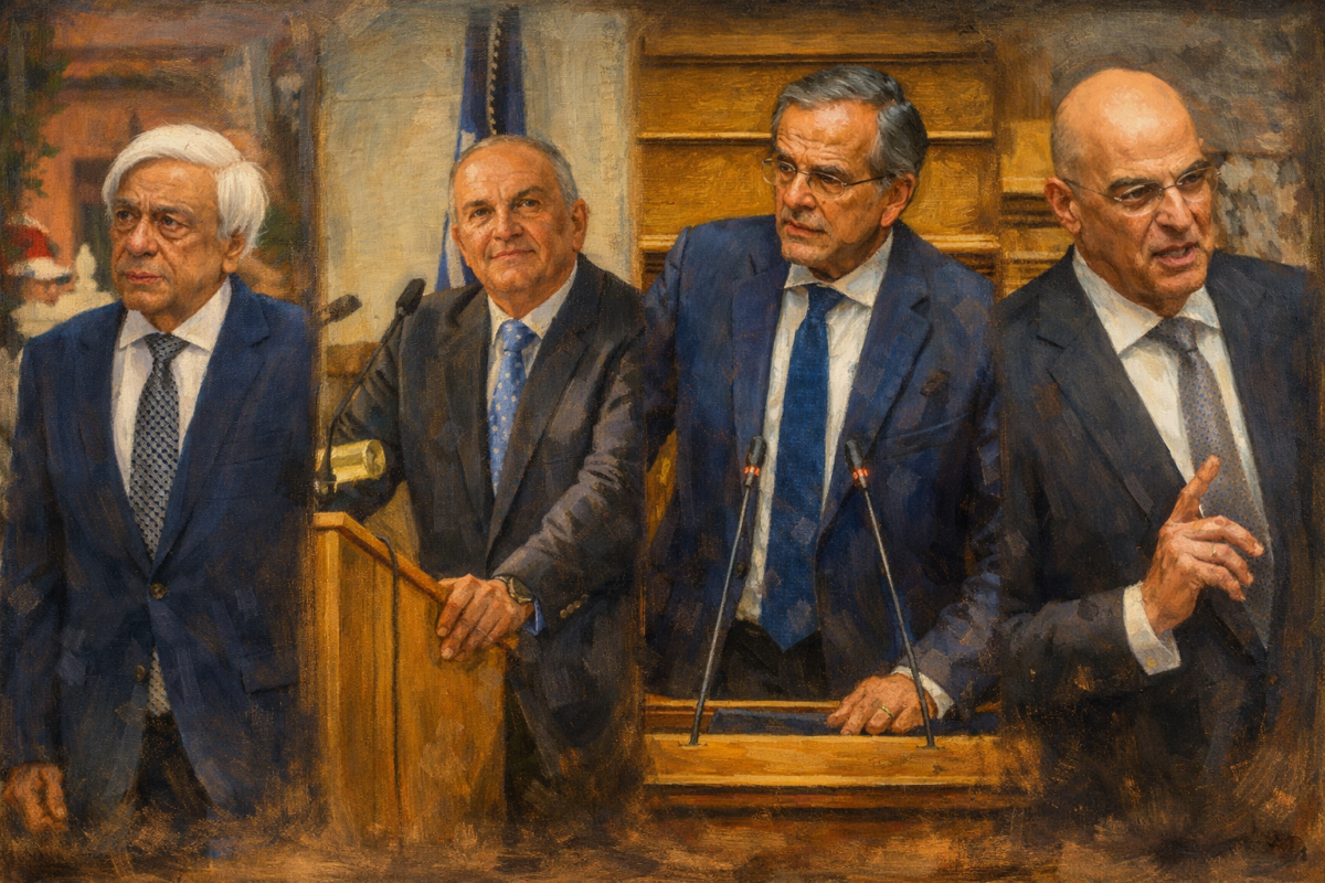 Ο Σαμαράς, ο Καραμανλής  και οι 3-4 σωματοφύλακες