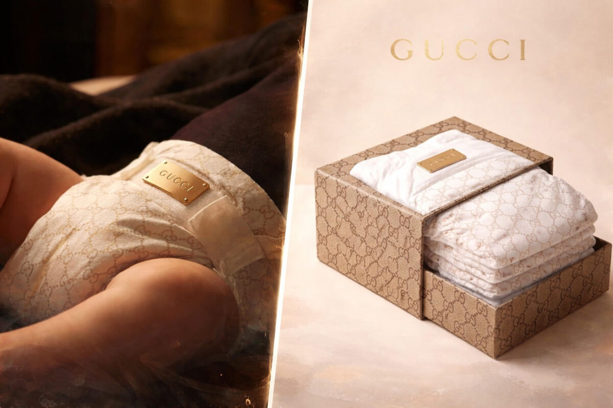 Gucci Diapers: Όταν η πολυτέλεια χάνει το μέτρο – Ποιος πληρώνει 490 δολάρια για κάτι που… πετιέται;