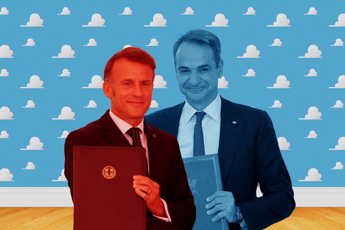 Εμμανουέλ Μακρόν Κυριάκος Μητσοτάκης