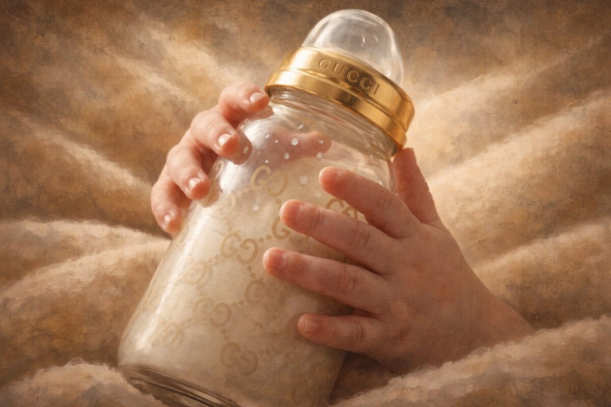 $890 για ένα μπιμπερό Gucci: Όταν η πολυτέλεια περνά στην κούνια και το marketing ξεπερνά τα όρια