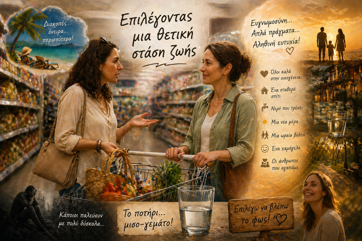 Επιλέγοντας μια θετική στάση ζωής