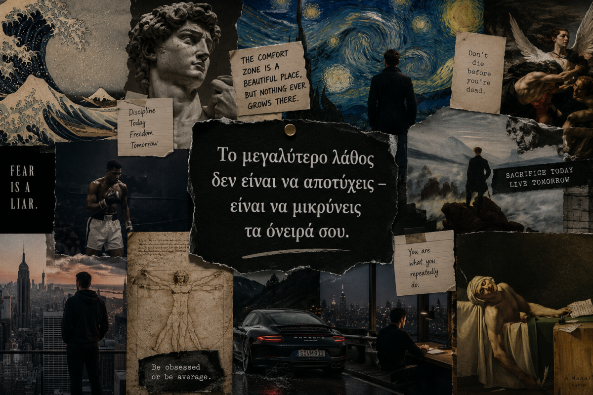 Το μεγαλύτερο λάθος δεν είναι να αποτύχεις – είναι να μικρύνεις τα όνειρά σου