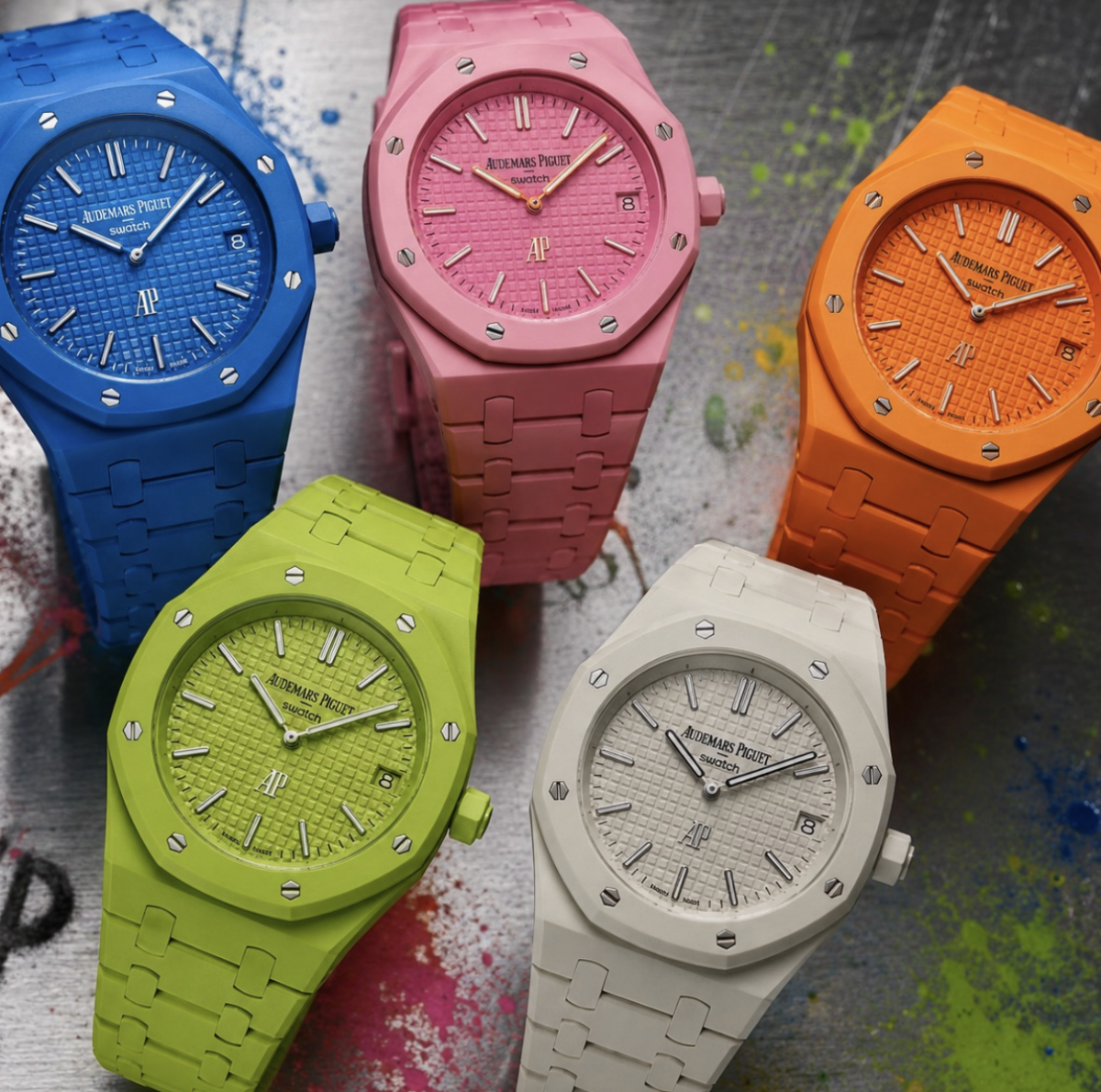 H Swatch ανακοίνωσε τη συνεργασία της με την Audemars Piguet για το «Royal Pop»