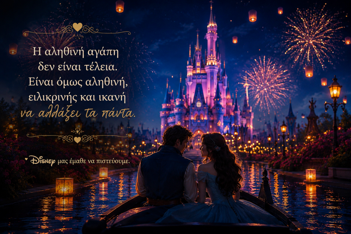 Η χρυσή αγάπη της Disney: Γιατί οι ιστορίες που μας έμαθαν να πιστεύουμε στον έρωτα εξακολουθούν να συγκινούν έναν κόσμο που έγινε πιο κυνικός