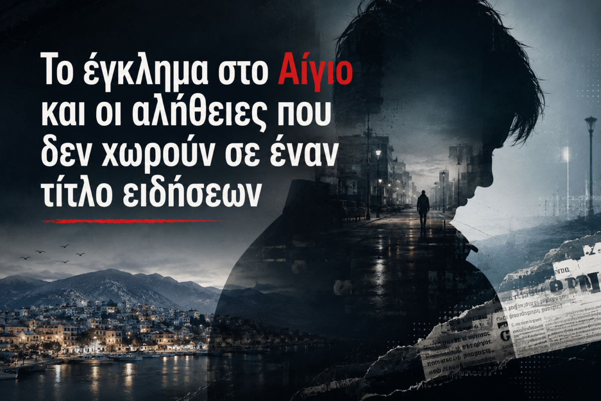 Το έγκλημα στο Αίγιο και οι αλήθειες που δεν χωρούν σε έναν τίτλο ειδήσεων
