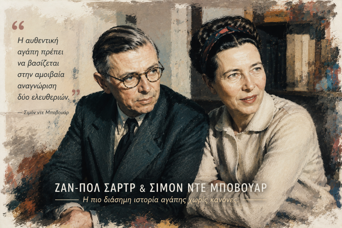 Ζαν-Πολ Σαρτρ και Σιμόν ντε Μποβουάρ: Το πιο διάσημο ερωτικό πείραμα του 20ού αιώνα θα άντεχε σήμερα;