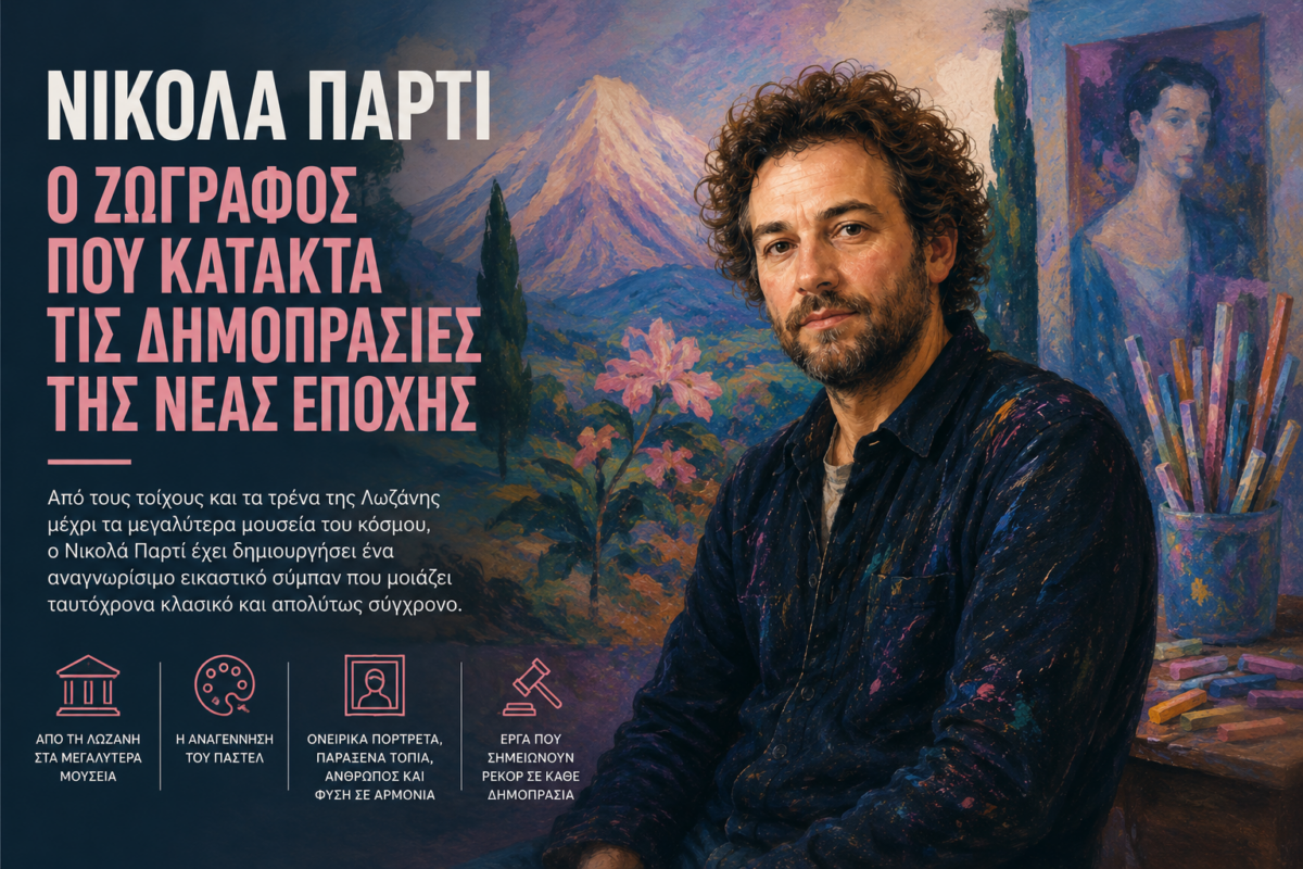 Νικολά Παρτί: Ο ζωγράφος που κατακτά τις δημοπρασίες της νέας εποχής
