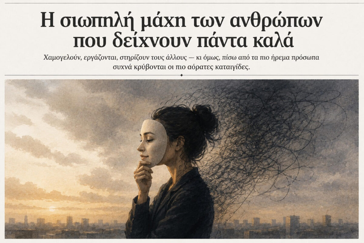 Η σιωπηλή μάχη των ανθρώπων που δείχνουν πάντα καλά