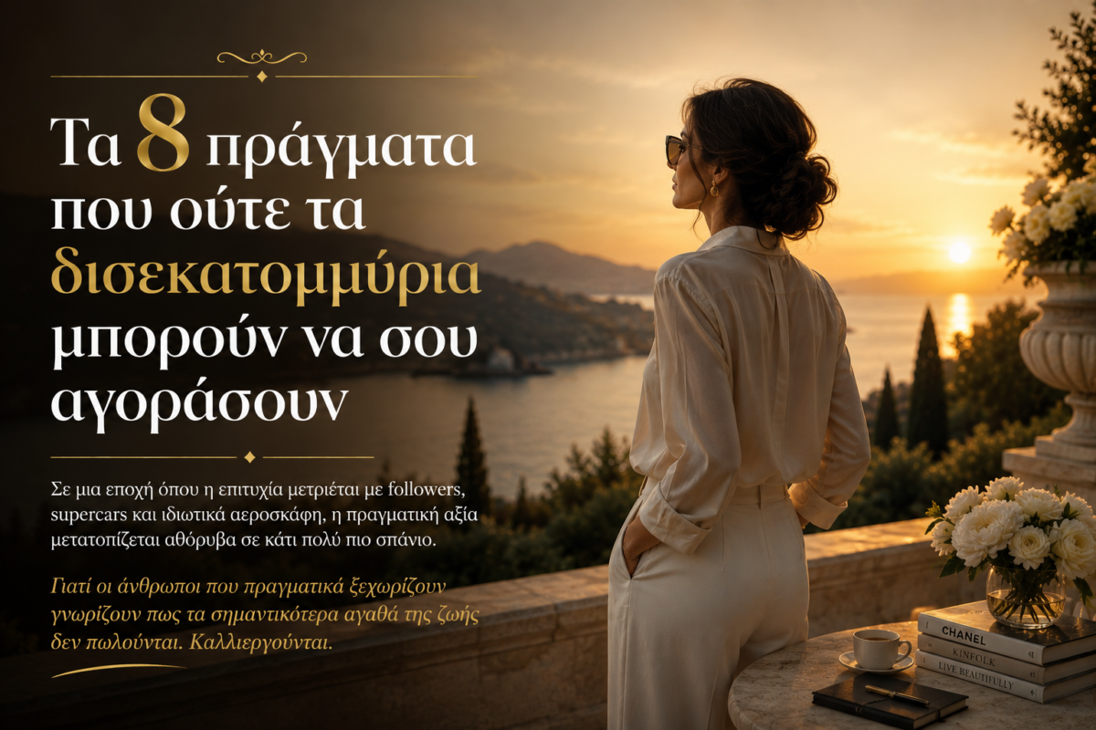 Τα 8 πράγματα που ούτε τα δισεκατομμύρια μπορούν να σου αγοράσουν