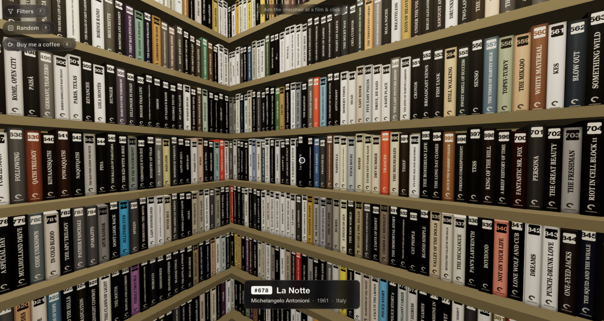 Criterion Closet site