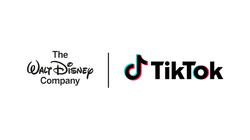 Disney TikTok logos