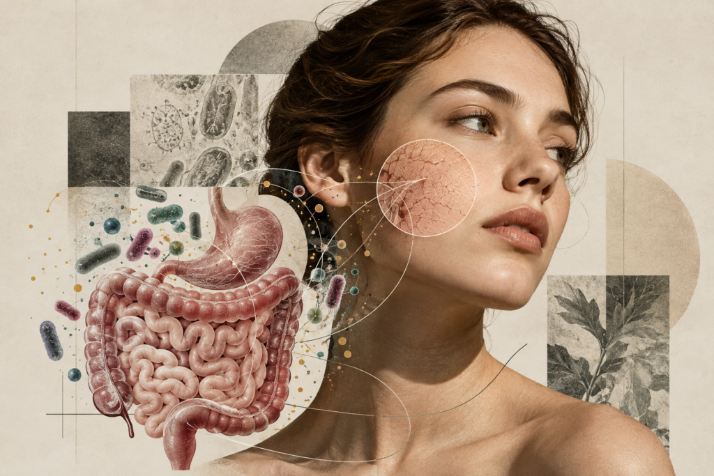 The Skin–Gut Connection: Μπορεί το έντερο να φαίνεται στο πρόσωπό μας;